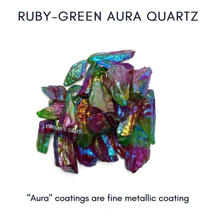 RUBY - GREEN AURA QUARTZ RAW STONE
