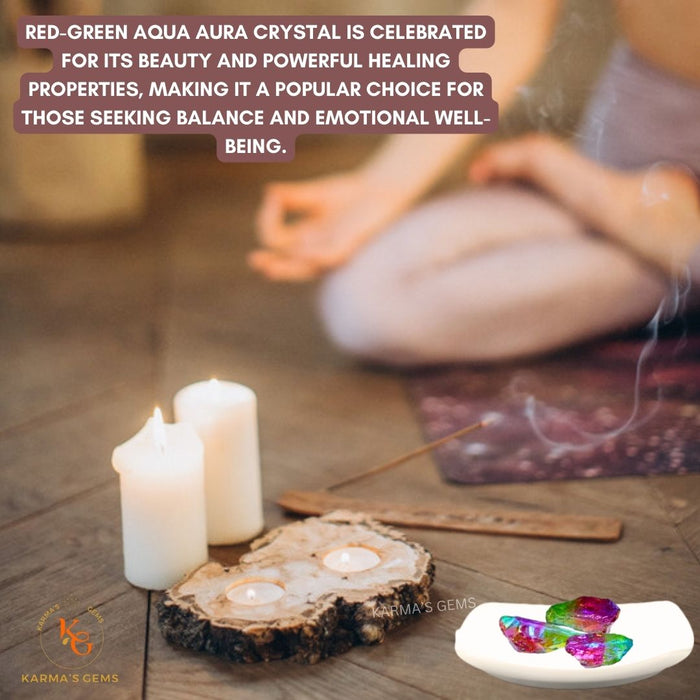 RUBY - GREEN AURA QUARTZ RAW STONE