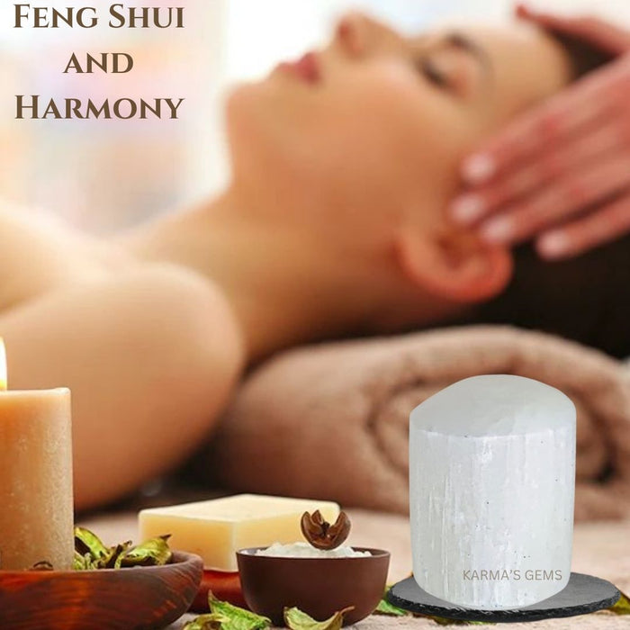 1 PIECE 15 TO 25 MM SELENITE POLISH TUMBLED STONE