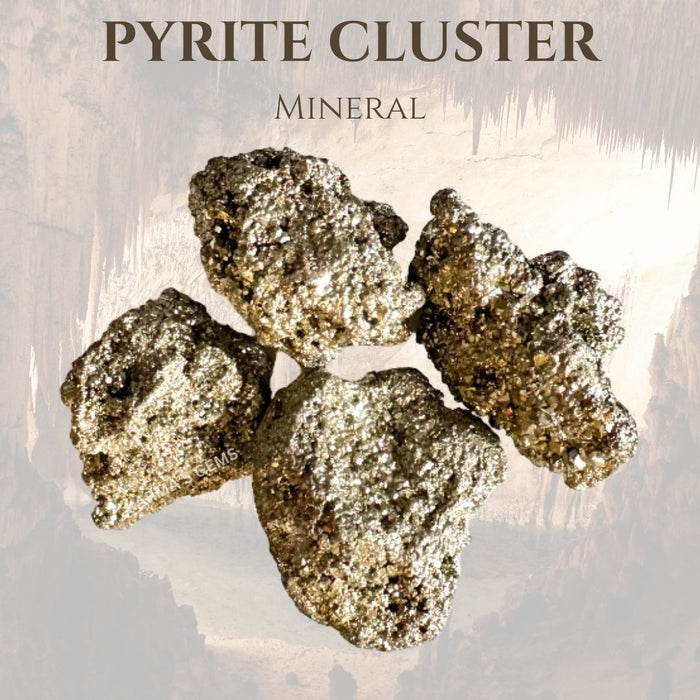 2 PCS PYRITE CLUSTER