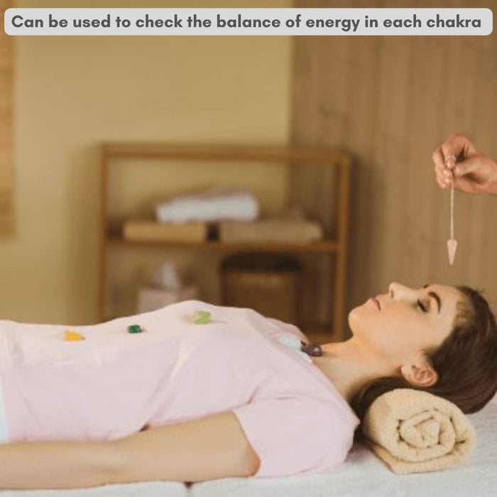 SHUNGITE STONE DOWSING PENDULUM