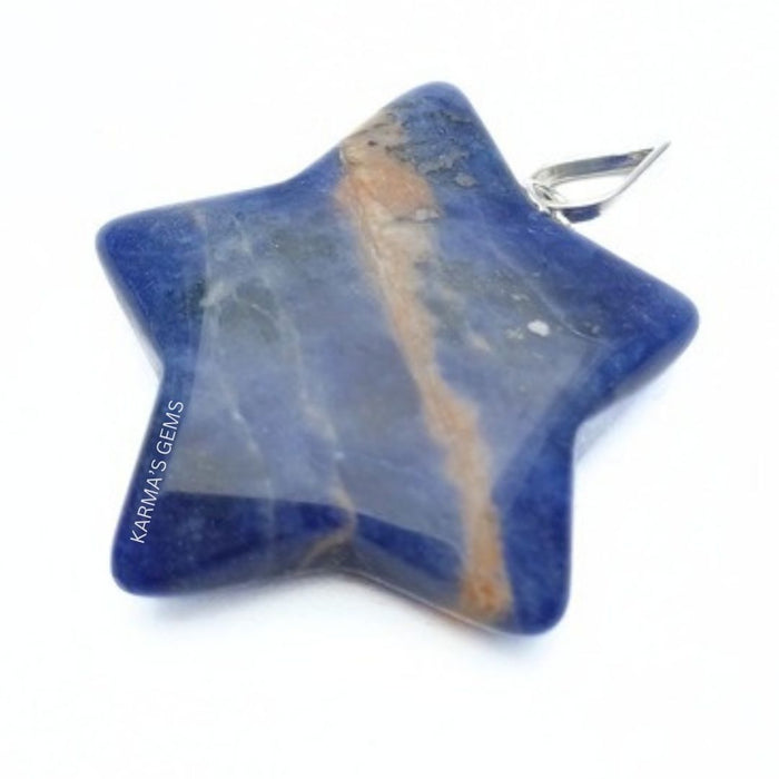 SODALITE STAR PENDANT