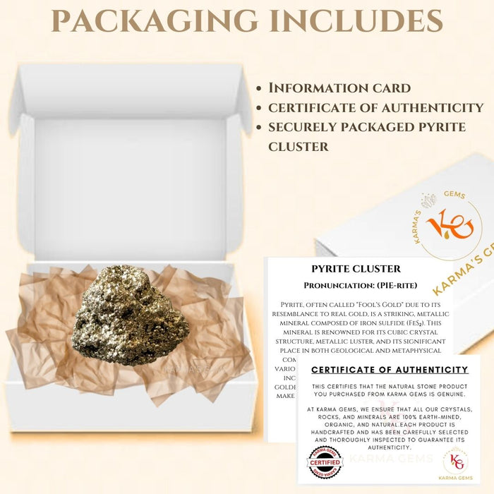 2 PCS PYRITE CLUSTER