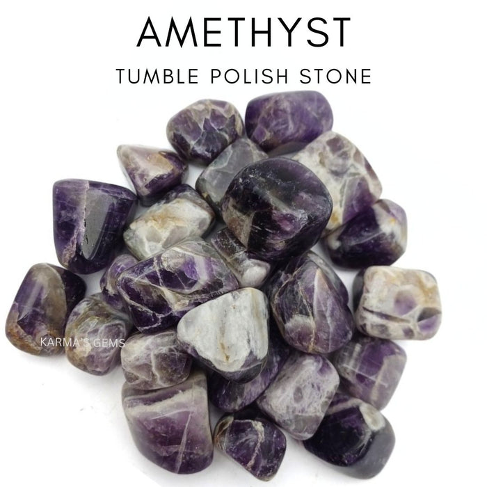 15 TO 25 MM AMETHYST POLISH TUMBLED STONE
