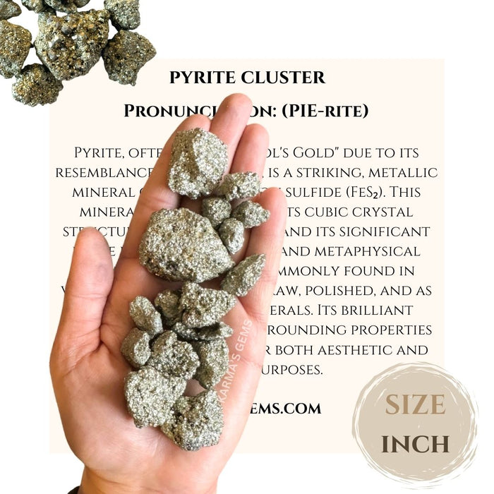 1 LB PYRITE CLUSTER