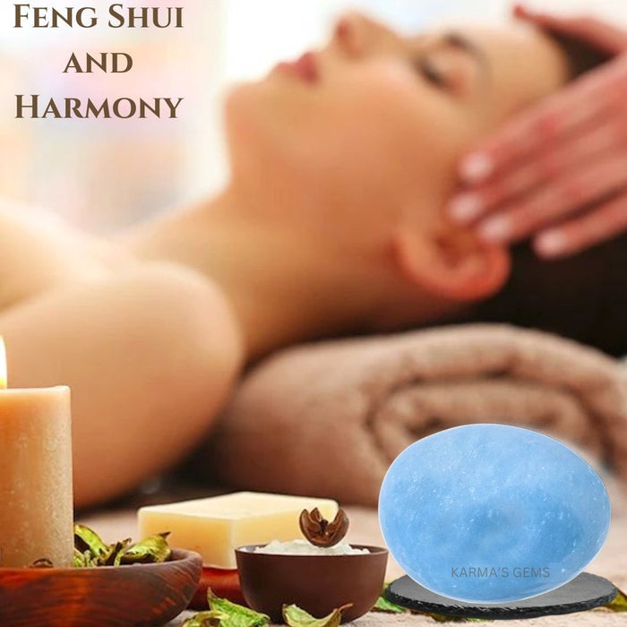 1 PIECE 15 TO 25 MM ANGELITE POLISH TUMBLED STONE