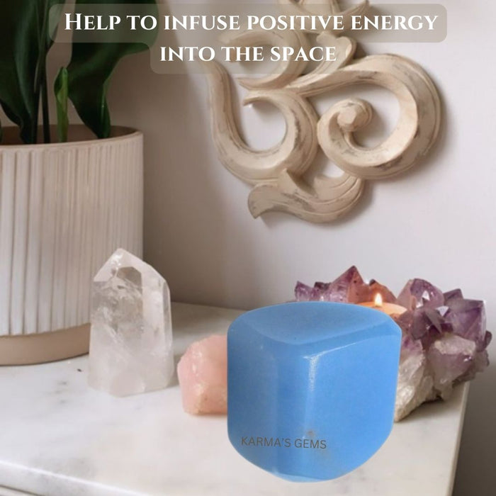 1 PIECE 15 TO 25 MM ANGELITE POLISH TUMBLED STONE