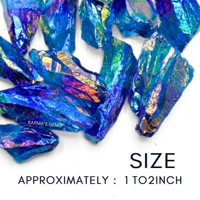 AMETHYST - AQUA AURA QUARTZ RAW STONE