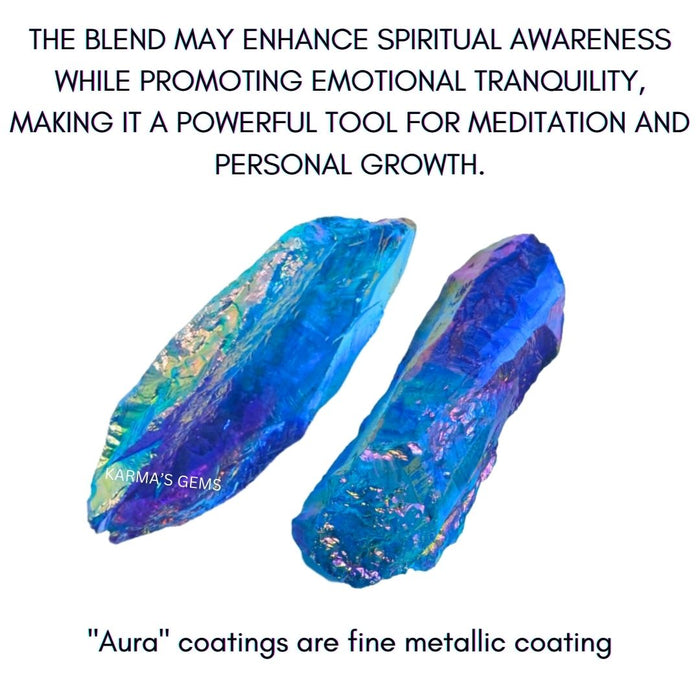 AMETHYST - AQUA AURA QUARTZ RAW STONE