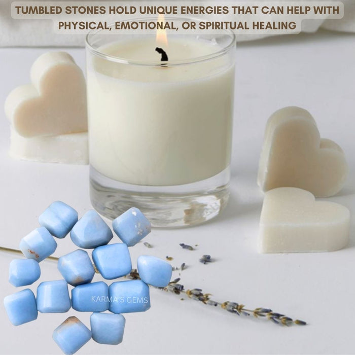 15 TO 25 MM ANGELITE POLISH TUMBLED STONE