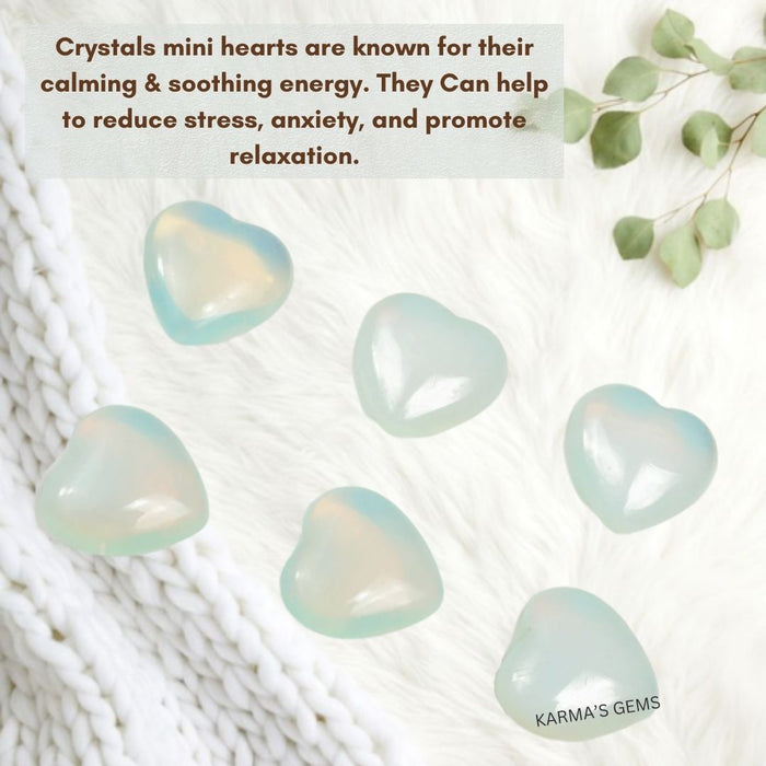 1" OPALITE PUFFY HEART