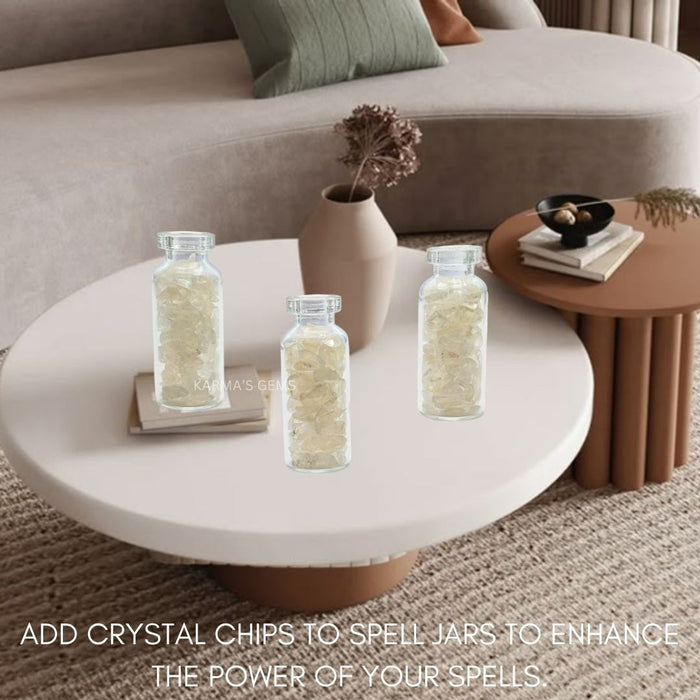 CLEAR QUARTZ STONE CHIPS