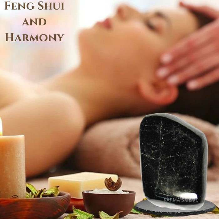 1 PIECE 15 TO 25 MM BLACK TOURMALINE  POLISH TUMBLED STONE