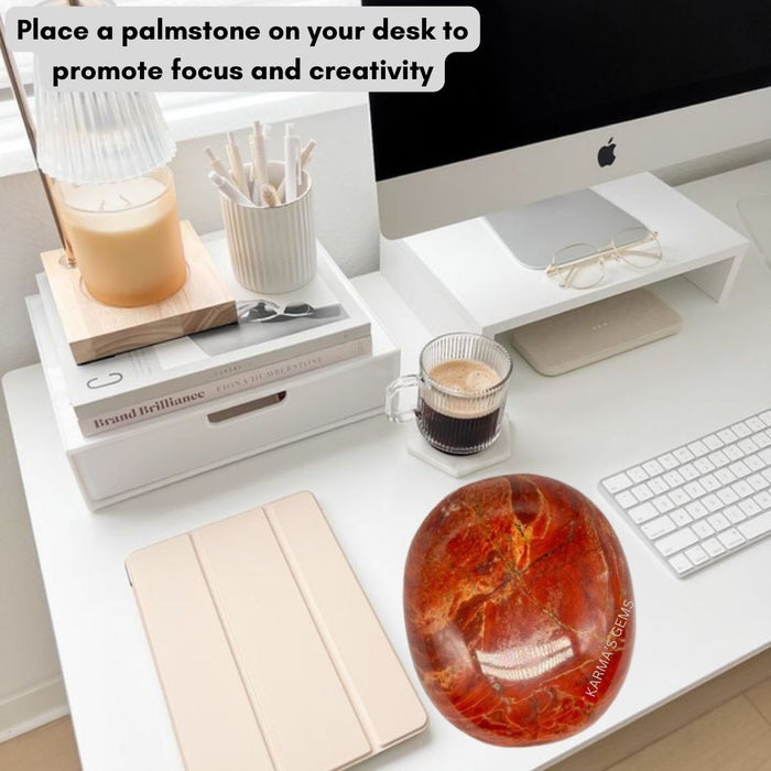 RED JASPER PALMSTONE