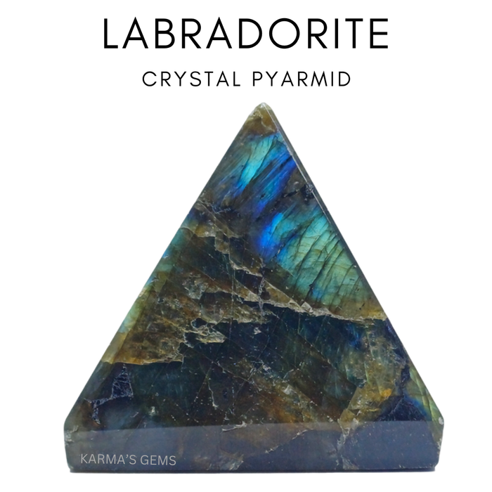 LABRADORITE STONE CRYSTAL PYRAMID