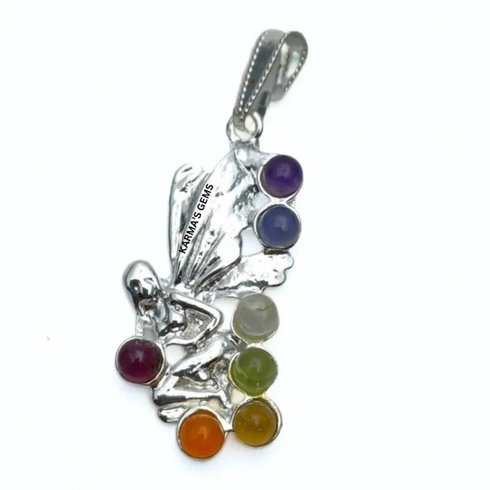 SEVEN CHAKRA STONE PENDANT Karmas Gems