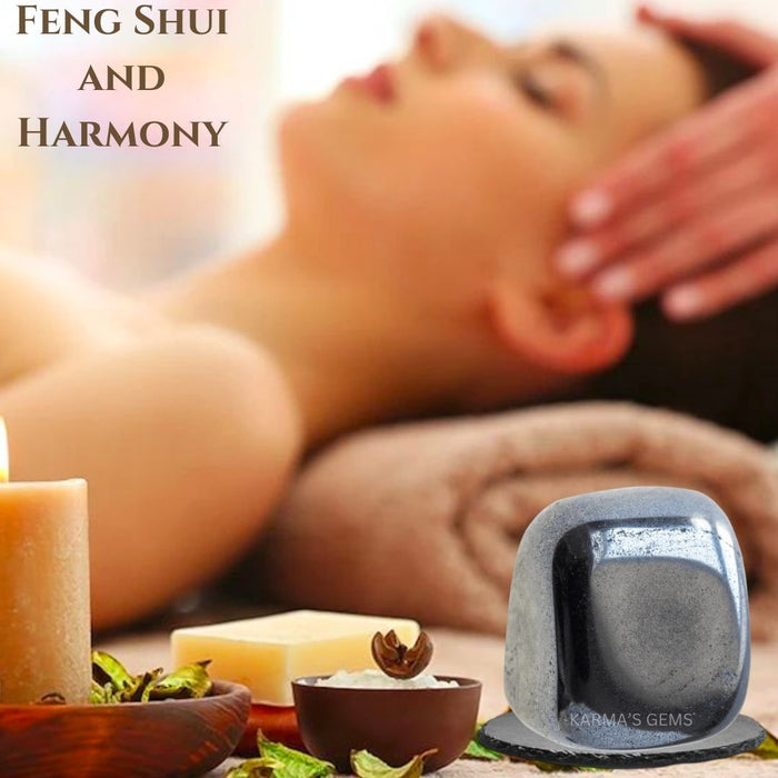 1 PIECE 15 TO 25 MM HEMATITE POLISH TUMBLED STONE