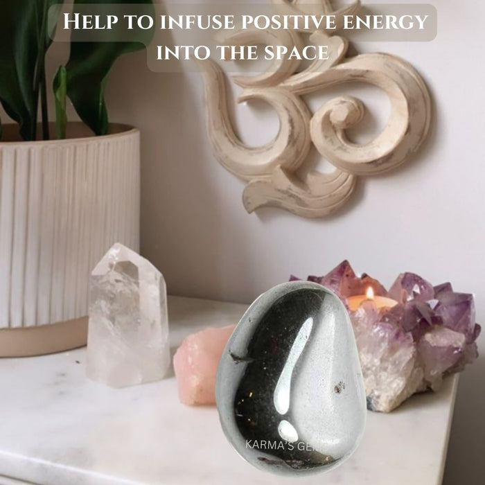 1 PIECE 15 TO 25 MM HEMATITE POLISH TUMBLED STONE