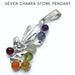 SEVEN CHAKRA STONE PENDANT Karmas Gems