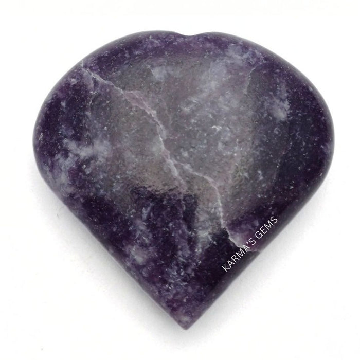 2" LEPIDOLITE PUFFY HEART