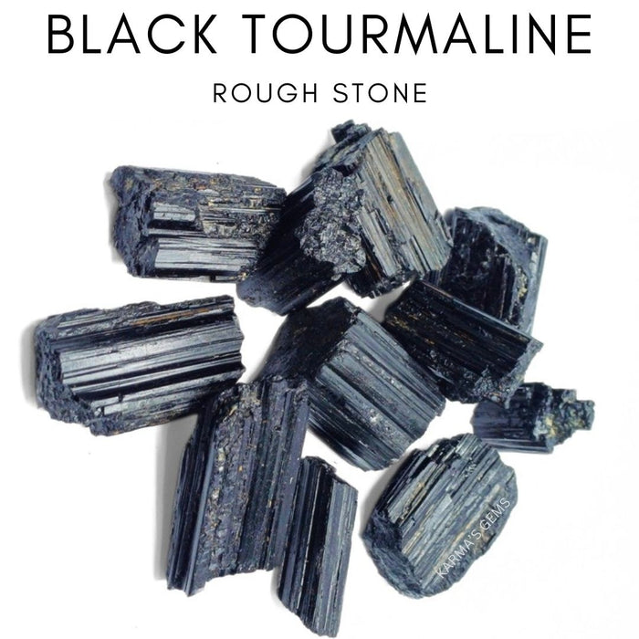 15 TO 25 MM BLACK TOURMALINE ROUGH STONE