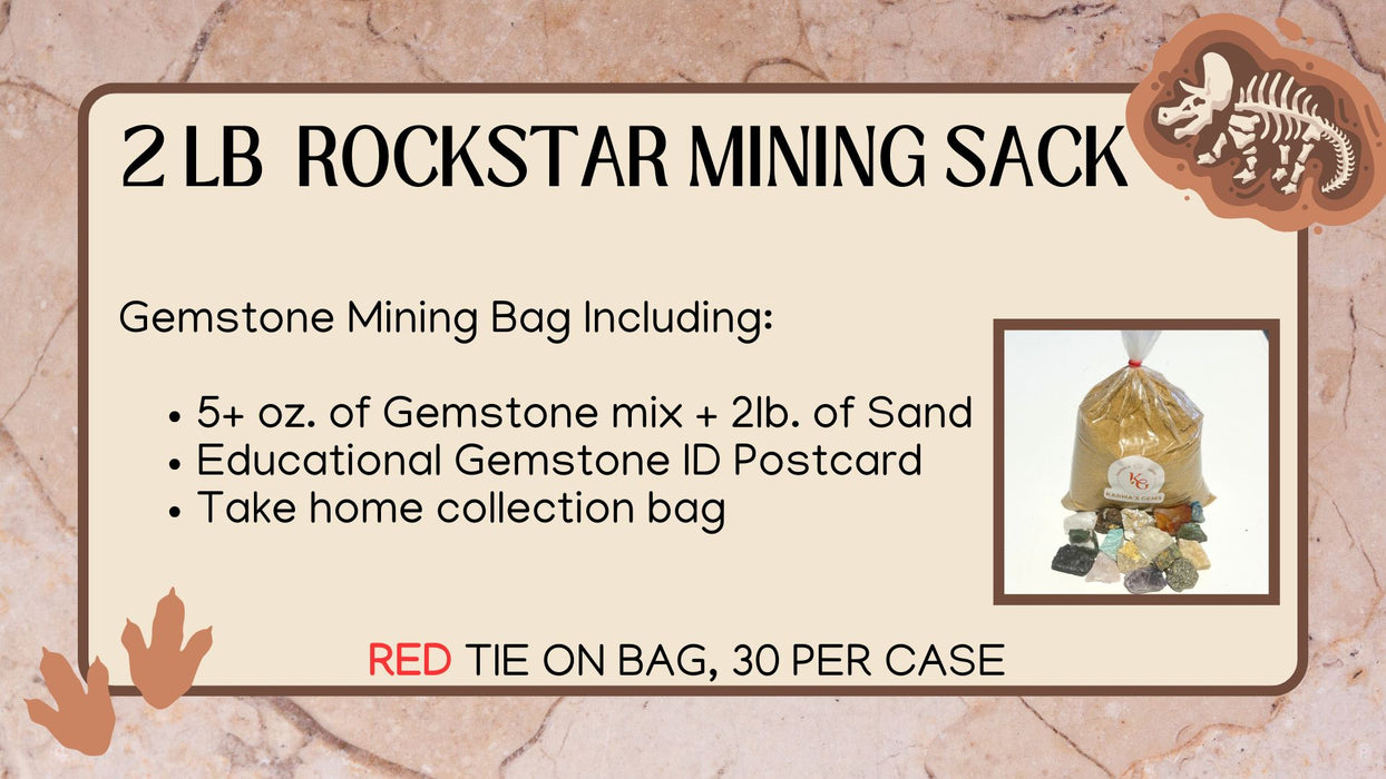 2 LB ROCKSTAR MINING SACK