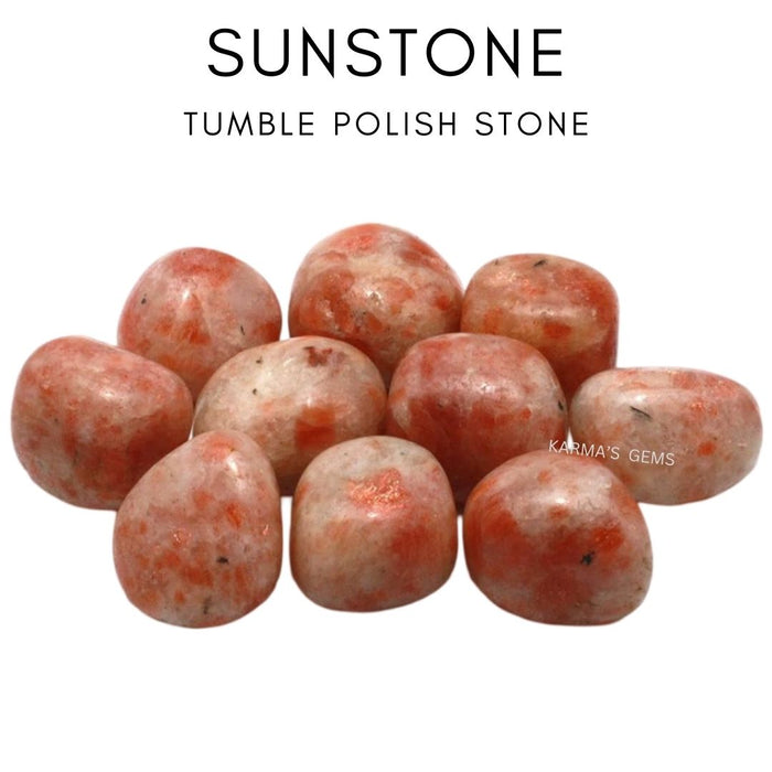 1 PIECE 25 TO 35 MM SUNSTONE TUMBLED STONE