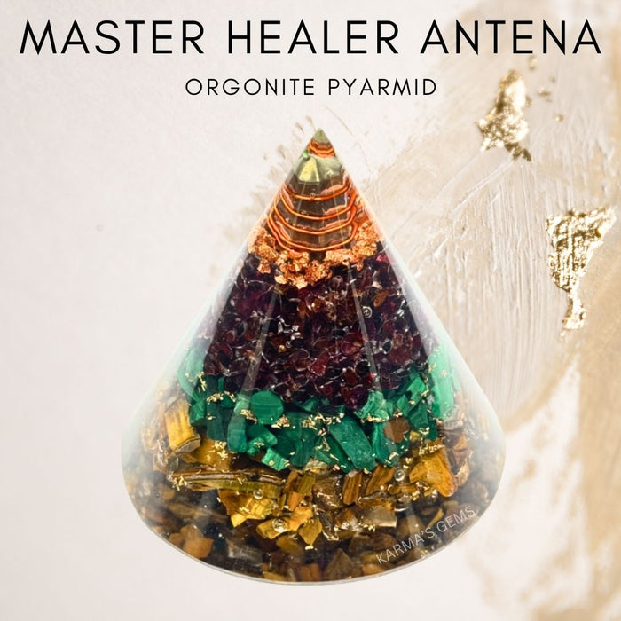 MASTER HEALER ANTENA ORGONITE PYRAMID