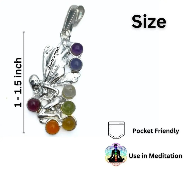 SEVEN CHAKRA STONE PENDANT Karmas Gems