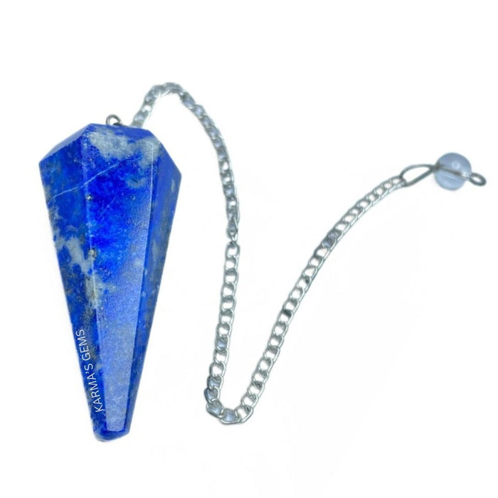 LAPIS LAZULI STONE DOWSING PENDULUM