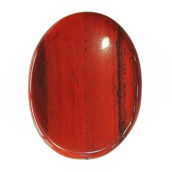 RED JASPER WORRY THUMB STONE