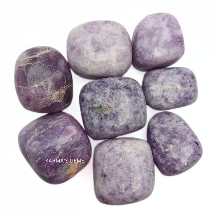 25 TO 35 MM LEPIDOLITE TUMBLED STONE
