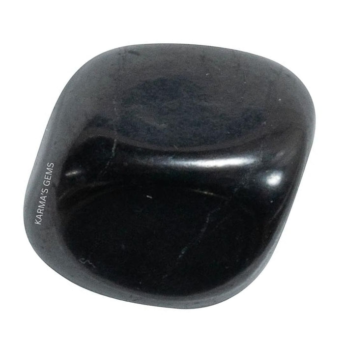 1 PIECE 25 TO 35 MM SHUNGITE TUMBLED STONE