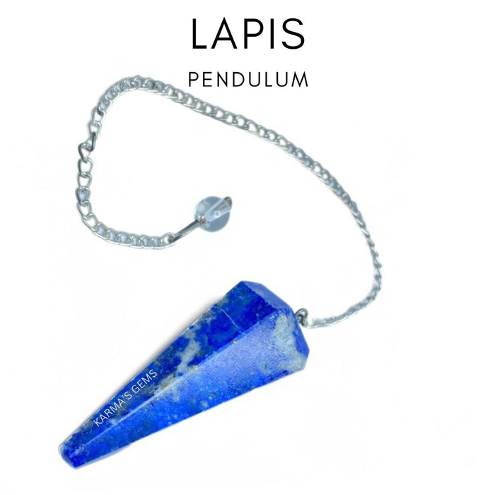 LAPIS LAZULI STONE DOWSING PENDULUM