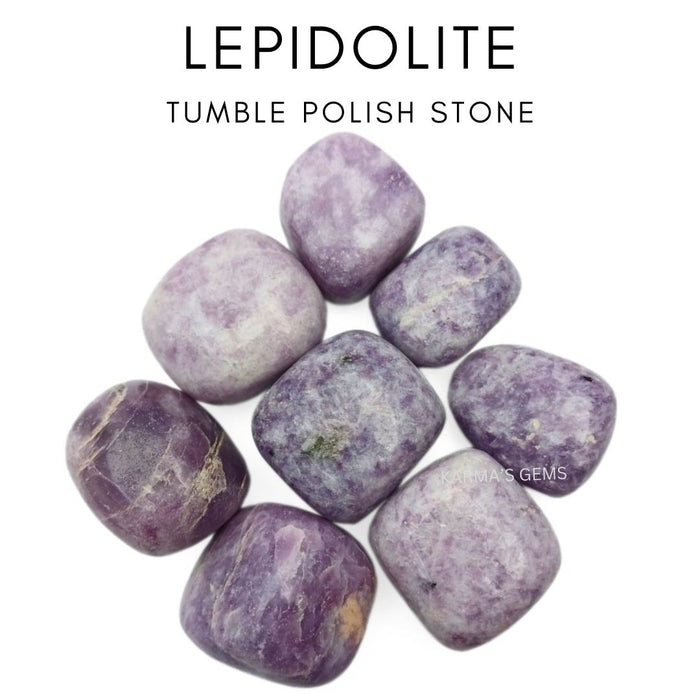 25 TO 35 MM LEPIDOLITE TUMBLED STONE