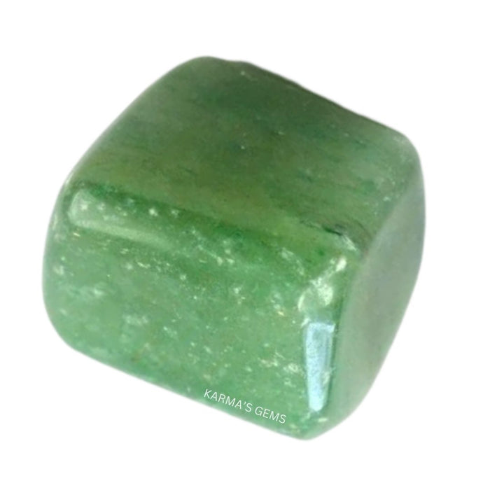1 PIECE 15 TO 25 MM GREEN AVENTURINE POLISH TUMBLED STONE