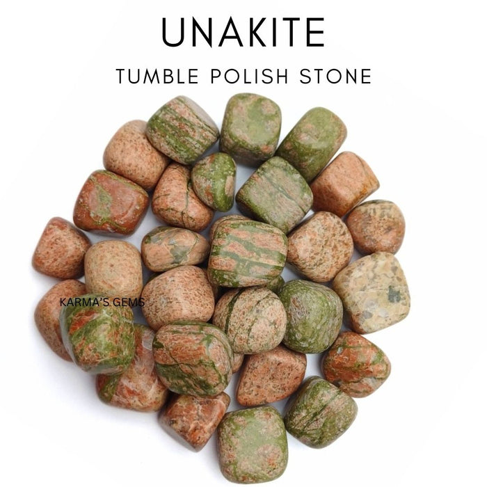 15 TO 25 MM UNAKITE POLISH TUMBLED STONE