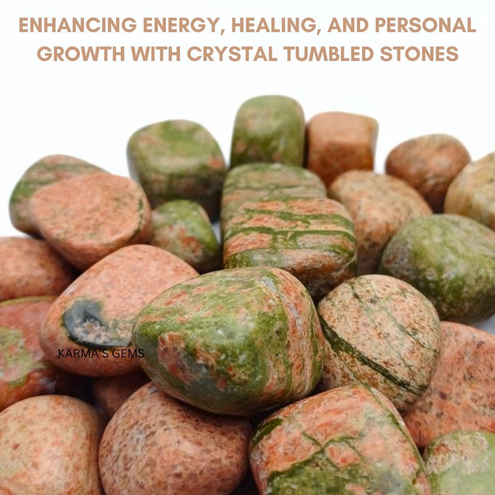 15 TO 25 MM UNAKITE POLISH TUMBLED STONE