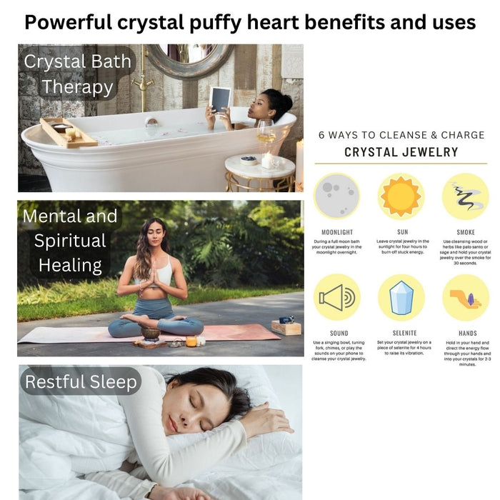 2" LEPIDOLITE PUFFY HEART