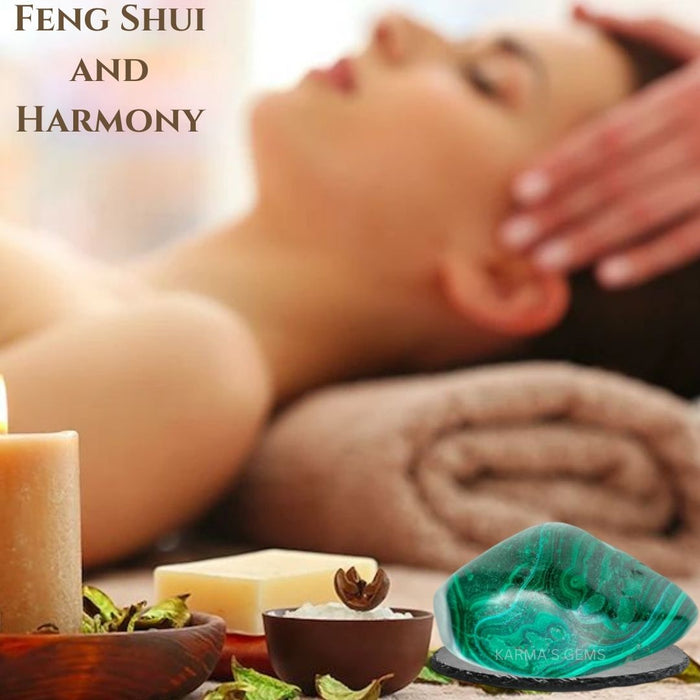 1 PIECE 15 TO 25 MM MALACHITE POLISH TUMBLED STONE