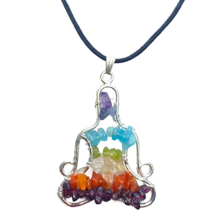 TREE OF LIFE BUDDHA SEVEN CHAKRA PENDANT