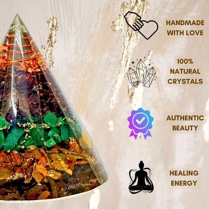 MASTER HEALER ANTENA ORGONITE PYRAMID