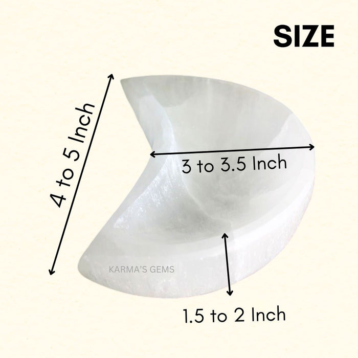 SELENITE MOON BOWL