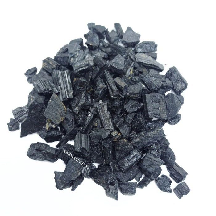 BLACK TOURMALINE STONE CHIPS