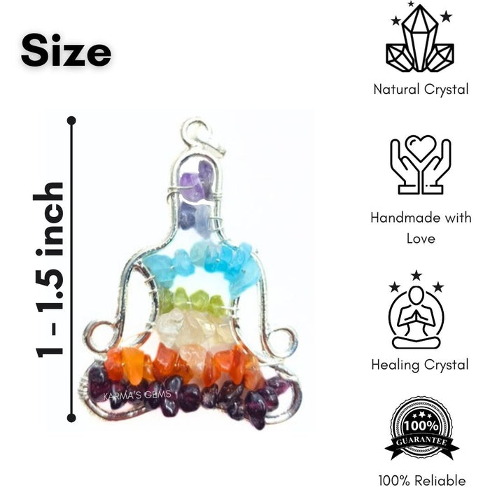TREE OF LIFE BUDDHA SEVEN CHAKRA PENDANT