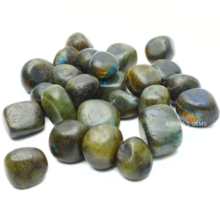 15 TO 25 MM LABRADORITE POLISH TUMBLED STONE