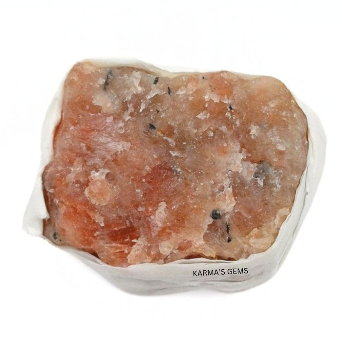 1 PIECE FLAT WRAPPED SUNSTONE  ROUGH STONE