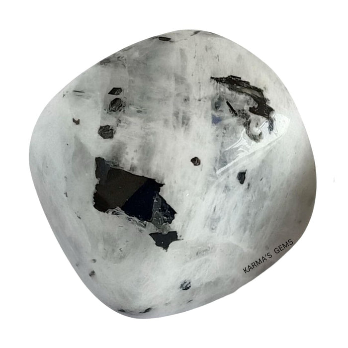 1 PIECE 25 TO 35 MM RAINBOW MOONSTONE TUMBLED STONE