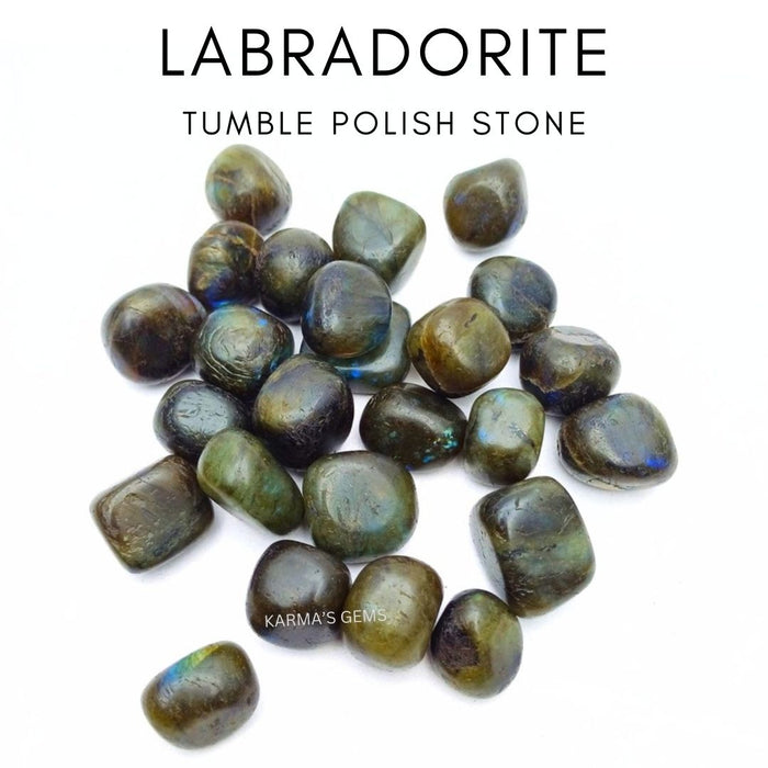 1 PIECE 15 TO 25 MM LABRADORITE POLISH TUMBLED STONE