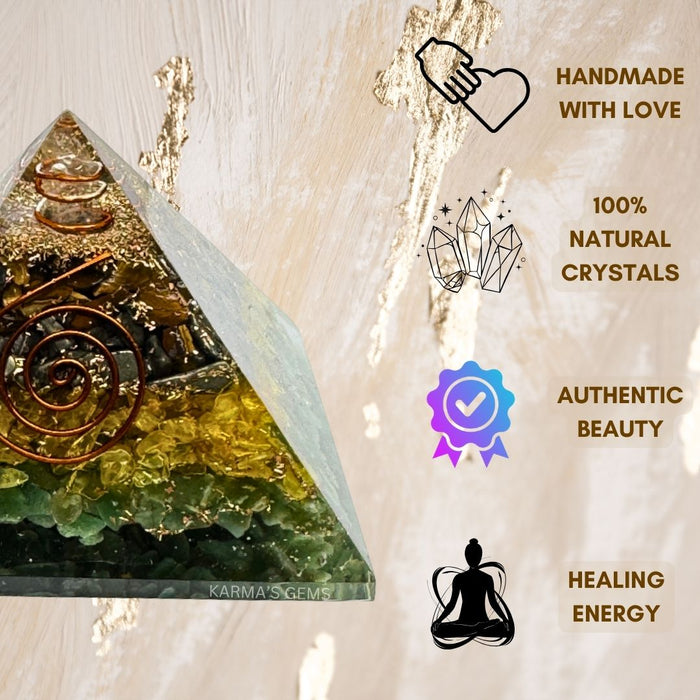 MIX STONE ZIBU ORGONITE PYRAMID